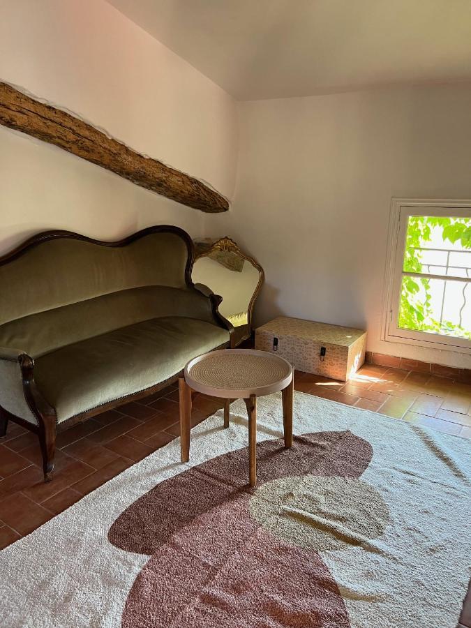 Charmant Appartement Independant Au Sein D'Un Mas Provencal Aups Exterior foto